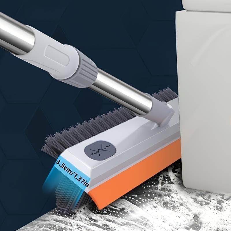 Bathroom Cleaning Brush with Wiper