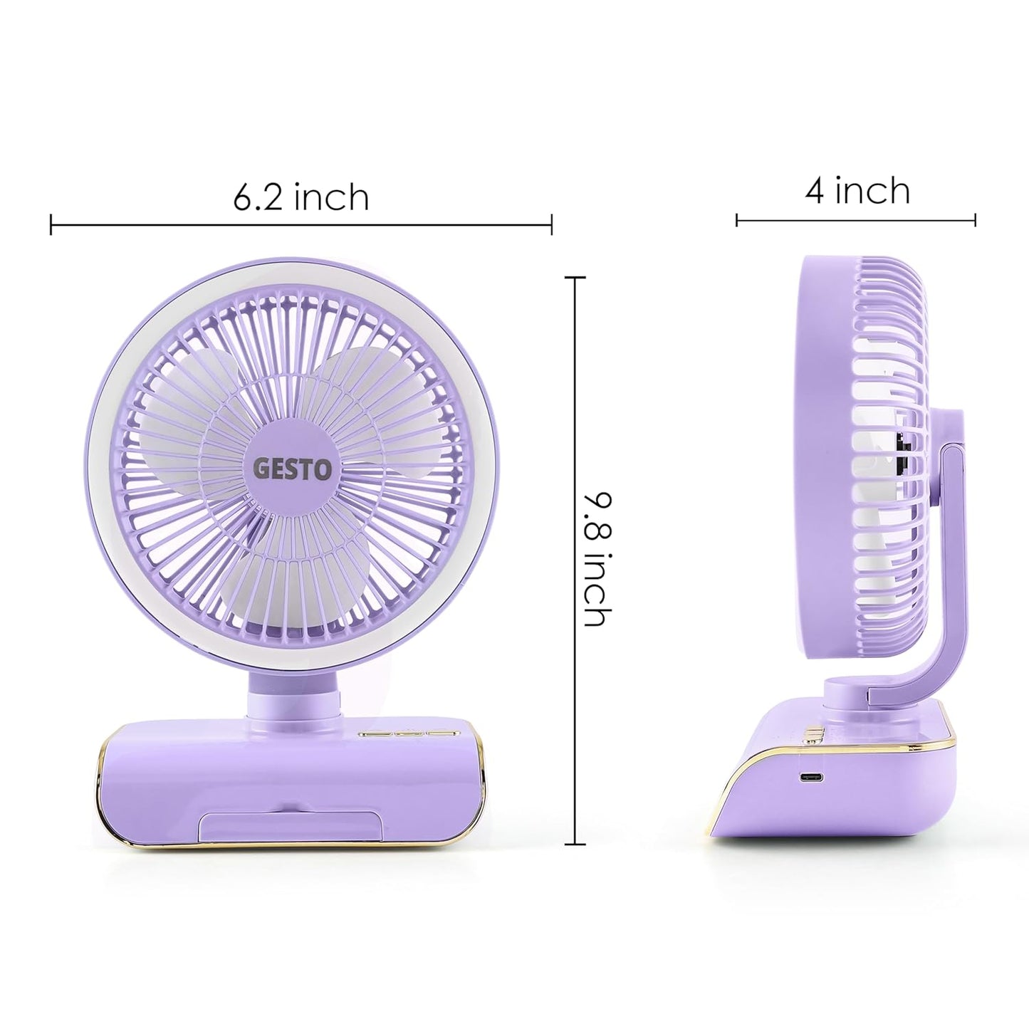 8 Inch Table Fan with Remote Control