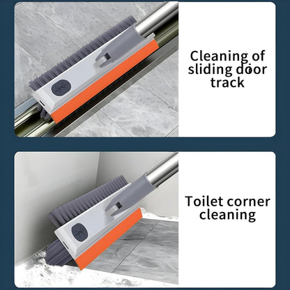 Bathroom Cleaning Brush with Wiper