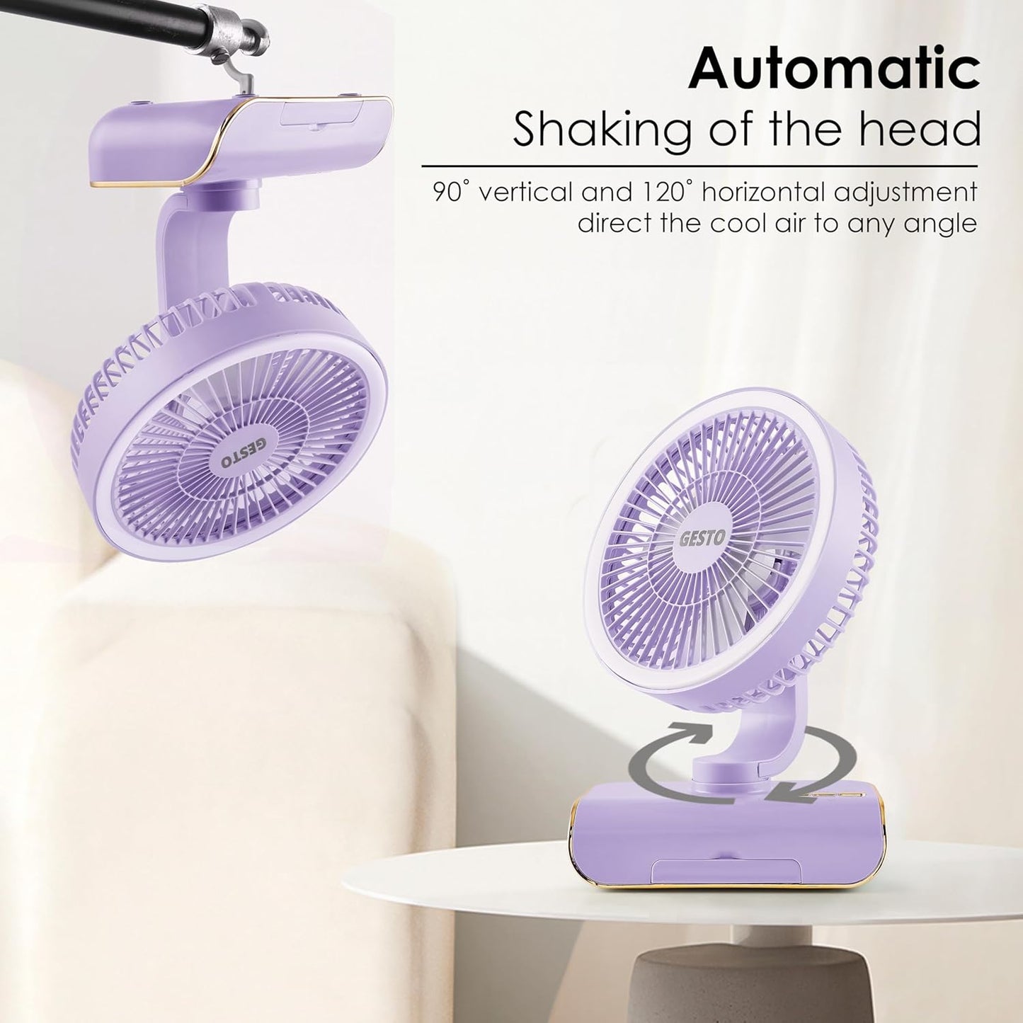 8 Inch Table Fan with Remote Control
