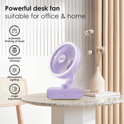 8 Inch Table Fan with Remote Control